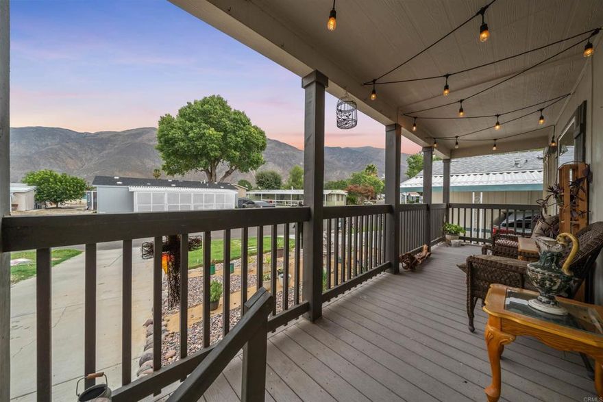 Welcome to this beautiful 55+ community, located in San Jacinto CA,  Country Lake Community.  * Leased Solar panels. This sweet 2018 2/2 + den (family room, office/3rd bedroom for additional family or friends),laundry room, 1397sq.ft.  It has an  amazing open floor plan features a large kitchen appliances included, kitchen with an enormous breakfast bar and ample storage. Oak-aged linoleum flooring dining room. A generously sized master bedroom. This home is landscaped with an irrigation system, oversized driveway, and two sheds/workshops at the rear. Additional guest parking. This home offers location and lifestyle ideal for retirement years.  Country Lake offers a pet-friendly community with a lake, fishing, hiking, biking, community swimming in the pool, street lights and walking paths. A must-see! * Motivated sellers.