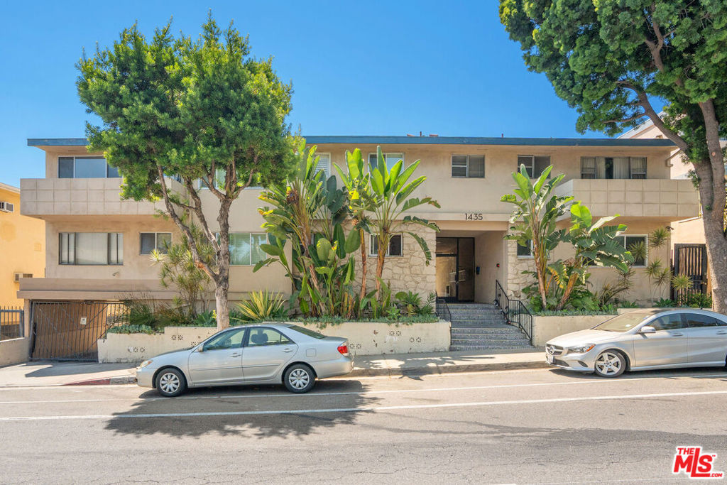 Tucked away in one of West Hollywood's most desirable pockets, this bright and beautifully upgraded 1-bedroom, 1-bath condo offers the perfect mix of style, comfort, and privacy. Perched on the top floor with no one above you, and privately located at the back of the building, this quiet retreat is bathed in natural light through large double-pane windows, complemented by wooden shutters and magnetic blinds for flexible ambiance.Step into a modern kitchen featuring rich wood cabinetry, elegant quartz countertops, and brand new LG stainless steel appliances perfect for both cooking and entertaining. The spa-like bathroom boasts a state-of-the-art shower with body jets, offering a luxurious start and end to your day.The bedroom is serene and functional, with a ceiling fan and a custom closet featuring beveled glass sliding doors. Stay comfortable year-round with a twin-duct A/C and heating system, and enjoy peace of mind with a secure 1-car garage, building-wide security cameras, and an upgraded intercom system.