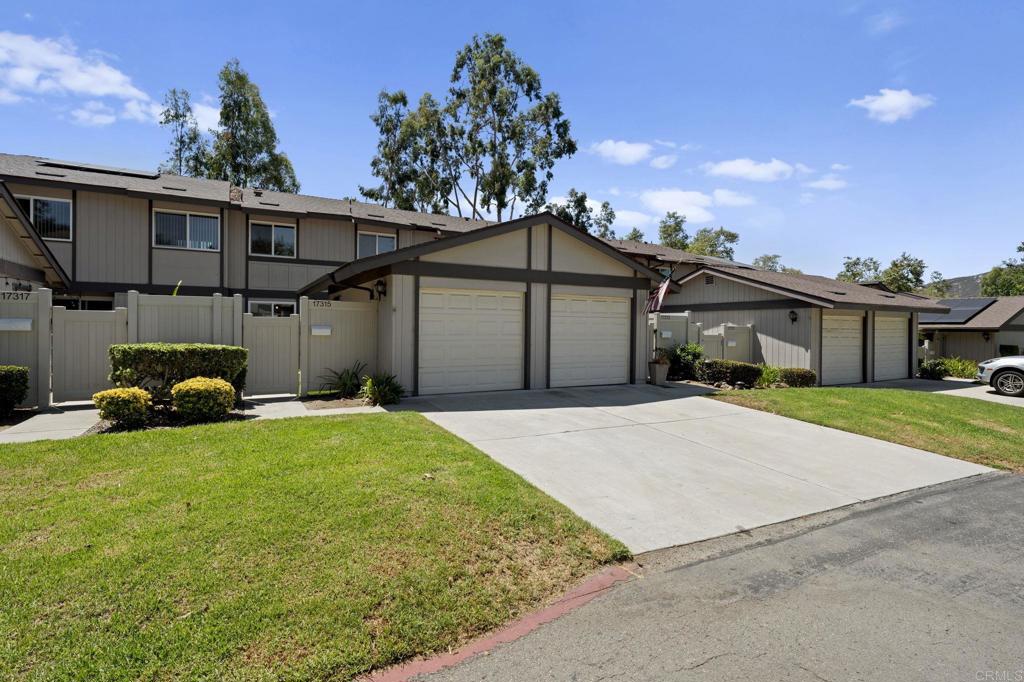 This bright and updated townhome in the heart of Rancho Bernardo offers modern finishes, a functional floor plan, private outdoor space, and upgraded features throughout. Highlights include a spacious living room with a fireplace, updated Pergo flooring, a private fenced backyard, central air conditioning, detached single car garage w/ newer garage door & opener, and access to the Westwood Club amenities and the award-winning Poway Unified School District. The kitchen features granite countertops, abundant white cabinetry, a stainless steel sink beneath a window, and tile flooring. Additional upgrades include recessed lighting, stainless steel appliances with a newer refrigerator and dishwasher, and a laundry room with floor-to-ceiling cabinet storage, a window for natural light, and a newer washer and dryer. The adjacent dining and living area includes a ceiling fan, a cozy fireplace, and sliding glass doors that lead directly to the private outdoor patio. Upstairs, the primary suite features Pergo flooring, a ceiling fan, mirrored closet doors, and white French-style doors with glass panes. The attached bathroom includes tile flooring, a separate shower/tub combo with decorative tile accents, dual vanities, and a unique dual-toilet layout with privacy doors on each side of the shower. Both secondary bedrooms are filled with natural light and include Pergo flooring, ceiling fans, and closets with built-in shelving. The stairs include Pergo flooring and custom iron railings, creating an elegant transition between the upper and lower levels. The private backyard features white fencing and offers a low-maintenance space ideal for relaxing or entertaining, with easy access from the main living areas. Located within the award-winning Poway Unified School District (Westwood Elementary, Bernardo Heights Middle School, and Rancho Bernardo High School) and close to shopping, dining, parks, and trails, this home provides the ideal blend of convenience and lifestyle. Residents have access to the Westwood Club amenities, which features a Jr. Olympic swimming pool with children’s pool, a fully equipped fitness center, tennis, pickleball, and racquetball courts, basketball and volleyball courts, baseball and multi-use sports fields, playgrounds with picnic areas, BBQ spaces, and a community center with meeting rooms, an indoor lounge, and a game room.