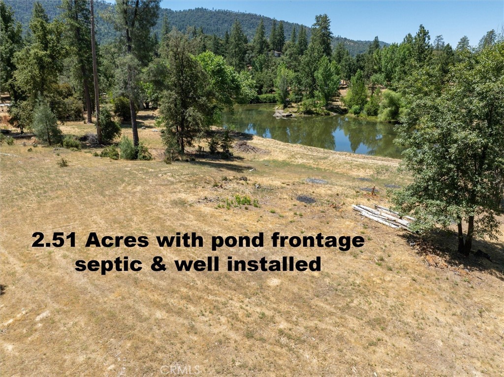 Gorgeous property with pond frontage! The well and septic are installed. The pond is shared with two other properties. There is a house pad that looks towards the pond. This would make an ideal spot for your dream home, check it out and see why!