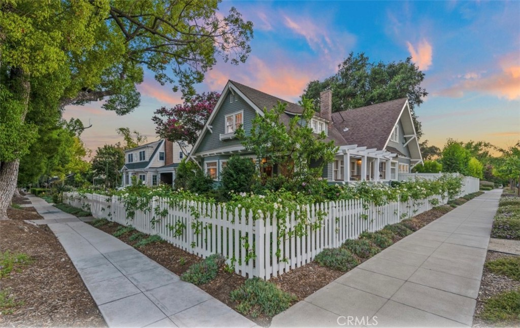 Luxury TWO-Unit Craftsman home in Claremont Village. Fully renovated within the last 4 years. This beauty is in the heart of historic Claremont Village, this rare DUAL unit property combines timeless craftsman character with complete modern upgrades. Every renovation electrical, plumbing, AC HVAC systems, interior finishes, high end appliances and the landscaping has all been completed within the last 4 years, making this a truly TURNKEY home.
The main residence (3,171 sq. ft.) built in 1911 features a chef's kitchen with Wolf range, Sub-Zero refrigerator, Bosch dishwasher, wine cooler, custom cabinetry, and premium quartz countertops. Formal living and dining rooms features built-in, coffered ceilings, and brick fireplace. Additional highlights include a library/office, designer baths with imported tile, premium hardwood floors, new dual-zone HVAC with central AC, whole-house fan, upgraded electrical, and a 288 Sqft sub-floor basement with upgraded finishing, perfect for a wine cellar, gym or bonus living space. The detached guest house (504 sq. ft.) built in 1944 offers 1 bedroom 3/4 bath, modern kitchenette, and private entrance, ideal for guest, extended family, or a rental income.
Set on a landscaped 12,000 sq. ft. corner lot with mature trees fenced yard expansive patio and two car carport. Just steps to prime Village location, with boutique shops, restaurants, The Claremont Colleges, the highly sought after and top rated Claremont Unified School District and Metro-link.