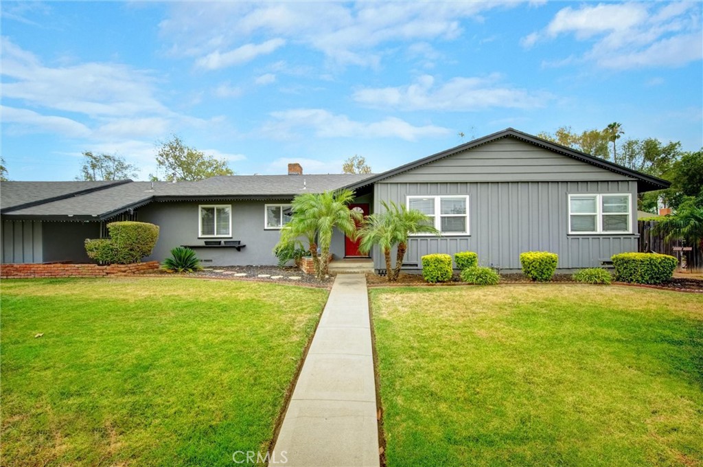 Come see this beautiful one story Riverside home located in the Victoria area near Alcott Elementary and Poly High School!! Step inside and be amazed, this three bedroom home with a pool sits on a 13,000+ square foot lot. The updated kitchen has granite countertops, newer floors through, remodeled bathrooms, with a large living room and cozy fireplace, four ceiling fans and AC unit is one year old. electricity has been upgrade to 200 amps so you can hook up your EV toys.
This property features a large driveway and RV parking. Enjoy many family get togethers with a huge backyard perfect for entertaining over 1000 square feet patio with epoxy flooring and three mounts for large TVs, recessed lighting and beautiful pebble TEC pool and fruit trees. This property is a must see!! Turn key ready.