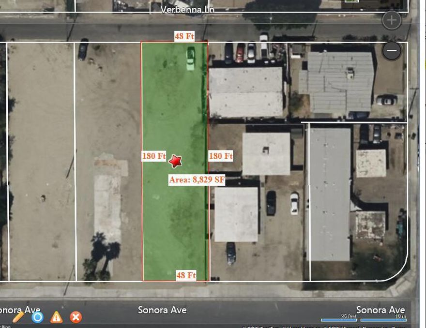 Centrally located lot in Indio offering 8712 square feet to build your dream home or income producing property.  This area allows short term rentals.  Ask me how you can get a construction loan on this lot.  Utilities on location.  Located on FEE LAND.  Great opportunity awaits....