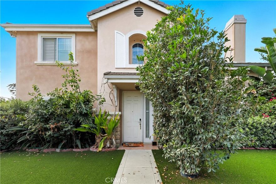 Beautiful PUD in El Monte, offering 2172 square feet of living space, features four bedrooms and three bathrooms, providing ample space for comfortable living. Built-in 2004, well-maintained through years, one bedroom or private office with guest bathroom on the first floor, attached two-car garage plus one guest parking space. The large size garage can fit 2 cars with additional room for storage. The living areas are adorned with tasteful finishes, complementing the overall aesthetic of the house and features a fireplace with high ceilings. The second floor has 3 generously sized bedrooms with well designed floor plan, 2 full bathrooms and a loft. There is extra storage room in both first floor and second floor. The kitchen has granite counter-tops and wooden cabinetry. The interior of the house boasts an inviting ambiance, with ample natural light that fills the space, creating a warm and welcoming atmosphere. Plantation shutters and wood panel blinds throughout. Beautiful front and back yard have a lot of plants including fruit trees. This house is in a PRIME location only minutes away from Whittier Narrow Park, close to shipping and schools, easy access to 10, 60 and 605 freeways. Experience a lifestyle of comfort, convenience, and value. Come to see to appreciate.