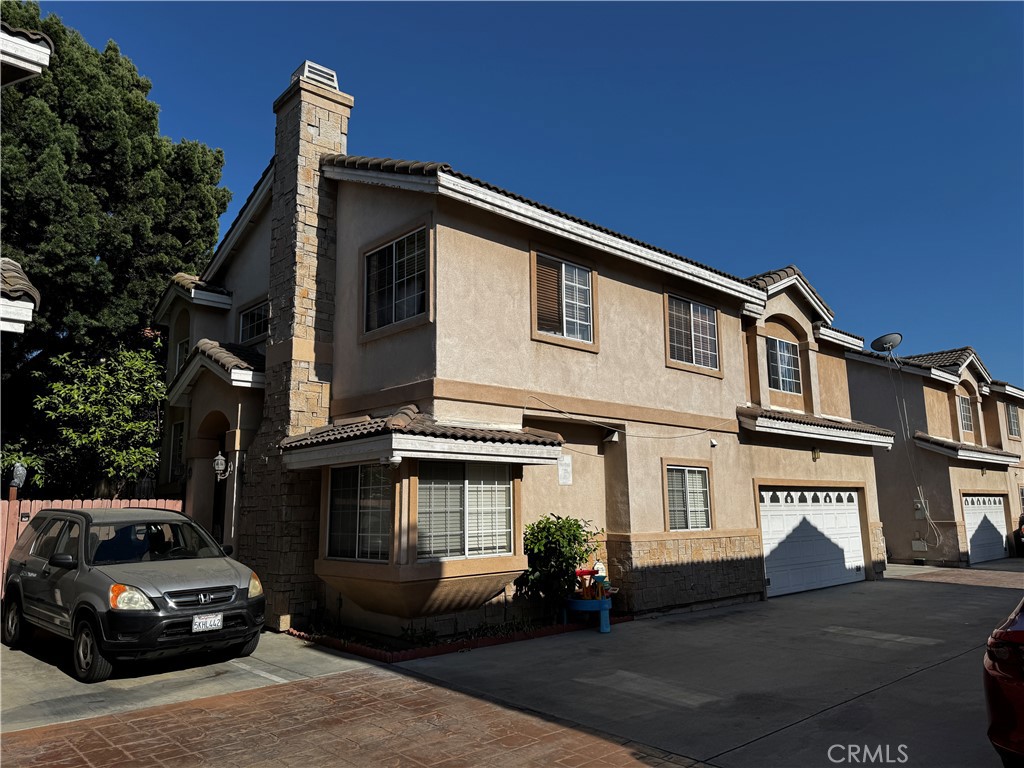 Well-maintained, brand new master bathroom with new shower room, new faucets and new floor, newly repaint all the interior. High ceiling with a good size loft upstairs could be used as study room or office. Prime location in El Monte 3Bd 2.5 BA PUD unit in a safe, quite gated community. No common wall, with good size back yard with storage room. Double pane windows keep the heat and noise out. Low HOA fee $70 monthly. Close to highway 10-60 and 605, parks, schools, supermarkets, shopping mall and Asian supermarkets. No City Inspection Required.