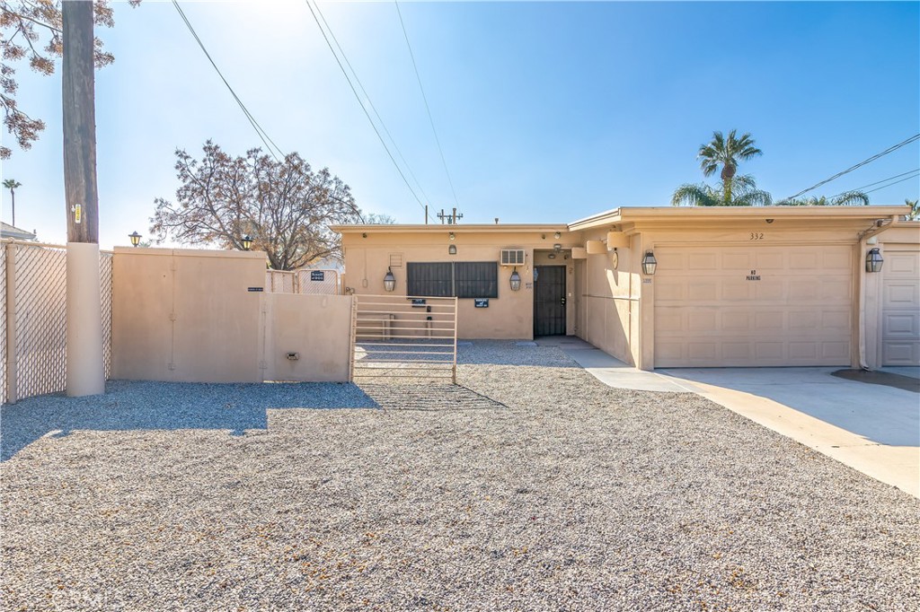 Spacious & Unique Home in 55+ Napier Villas. Welcome to 332 E 7th St, a rare gem in the desirable 55+ community of Napier Villas! This home stands out with its generous square footage—offering more space than most homes in the neighborhood, and a layout designed for comfort and flexibility. Step into a bright and expansive living room that flows seamlessly into a cozy family room, complete with a charming wood-burning stove—perfect for relaxing evenings or entertaining guests. The kitchen features plenty of cabinet space, and laundry hookups are conveniently located just around the corner in a tucked-away closet. This thoughtfully designed home includes: A spacious front bedroom with its own private half bath, a second well-sized bedroom with direct access to a versatile office. The office includes abundant built-in storage and is accessible from both the bedroom and family room, ideal for hobbies, reading, or a quiet workspace. Step outside to a quaint back patio with wrought iron fencing, fragrant jasmine, and just the right spot for enjoying summer evenings with a cup of tea or your favorite book. The detached one-car garage provides secure parking or extra storage, with potential space to expand your parking out front. Located just a few steps from the community pool and amenities, this home combines comfort, convenience, and a welcoming neighborhood atmosphere. Don’t miss your chance to own one of the most spacious homes in Napier Villas—schedule your private tour today!