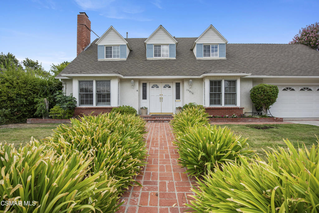 Located on a beautiful little cul de sac is 19816 Needs St., an amazing 2 story pool home. Used for multiple TV shows and movies, this 'Anytown USA' community is truly special. Whether you want a cul de sac for a safe place for the family or just a quiet retreat from the rush of town, you can't find a better more suitable location. Freshly painted, with newly refinished gorgeous hardwood floors, this is a wonderful place to call home. Stainless appliances, primary closet built ins and a huge extra family room make this a true dream home. Conveniently located near schools and shopping, this one is not to be missed!