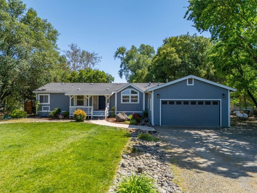 Experience the perfect blend of comfort, style, and natural beauty in this stunning 3-bedroom, 2-bath manufactured home with a dedicated office space, nestled along the serene banks of Mill Creek. Located just north of Los Molinos, in the Lassen View School District, this property offers the best of waterfront living with breathtaking views and peaceful surroundings.
Step inside to discover a spacious, open-concept layout featuring a beautifully upgraded kitchen complete with granite countertops, a large island and ample cabinetry—ideal for cooking, entertaining, or simply enjoying the view. The generous master suite offers a luxurious retreat with a jetted soaking tub, dual vanities and an attached office.
Relax and unwind in the private hot tub or entertain guests in the extensively landscaped yard designed for outdoor enjoyment. Whether you're sipping coffee on the porch or taking in the tranquil creek side scenery or watching the endless wildlife, this home is your personal sanctuary.
Don't miss this rare opportunity to own this slice of paradise!