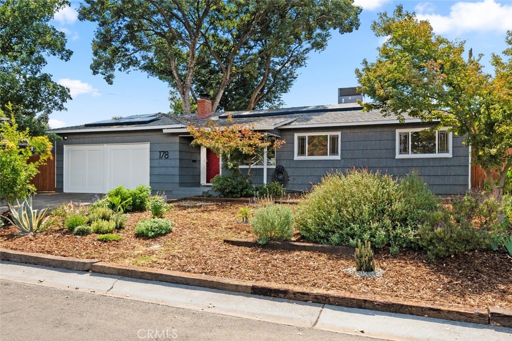 Charming 1950s home blending timeless character with modern updates. Original hardwood flooring flows throughout, preserving the warmth and elegance of the era. Enjoy year-round comfort with a newer HVAC system and fresh, neutral paint that complements any décor. The remodeled kitchen with laminate counters, tile backsplash, stainless steel appliances and bath with pebble tile flooring, shower/jetted tub combo offer contemporary style and functionality, while a tankless water heater ensures endless hot water.
Recent upgrades include a prior roof and window replacement for peace of mind, and new electrical throughout the home. Energy efficiency is maximized with a 6.24 kW solar system, newer attic insulation and newer insulated air ducting keeping utility costs low. The spacious .19-acre lot features low-maintenance landscaping in both the front and back yards with drought tolerate plants and decomposed granite, perfect for relaxing or entertaining. A gated back access provides ample space for RV, boat, or additional vehicle parking. This move-in ready home combines classic appeal with thoughtful updates, offering comfort, efficiency, and versatility on a generous lot.