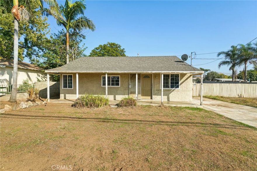 Charming 3-Bedroom Home with Endless Potential on a Spacious Lot
Welcome to this inviting 3-bedroom, 1-bath single-story home offering 1,028 sq. ft. of living space on a generous .32-acre lot. Originally remodeled in 2012 with a new roof, the home is ready for your personal touch and updates to make it truly shine.
Step inside to find a functional layout with a comfortable living area. The kitchen and bathroom were previously updated, providing a solid foundation for modern upgrades.
Outside, the expansive lot offers ample room for gardening, entertaining, or future improvements—whether you envision a landscaped retreat, RV parking, or even a possible expansion.
Located in a peaceful neighborhood, this property combines space, potential, and opportunity at an affordable price. Perfect for first-time buyers, investors, or anyone looking to create their dream home.