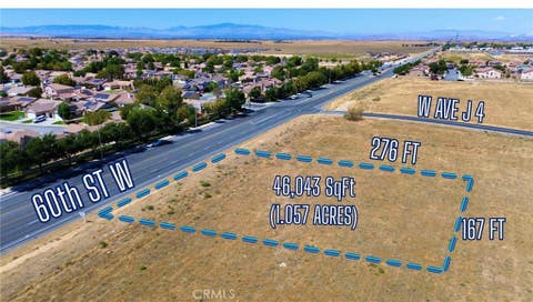 Photo of 0 W VAC/ VIC SEC 60TH ST W & W AVENUE J 4, Lancaster, CA 93536 (MLS # SR26187769)