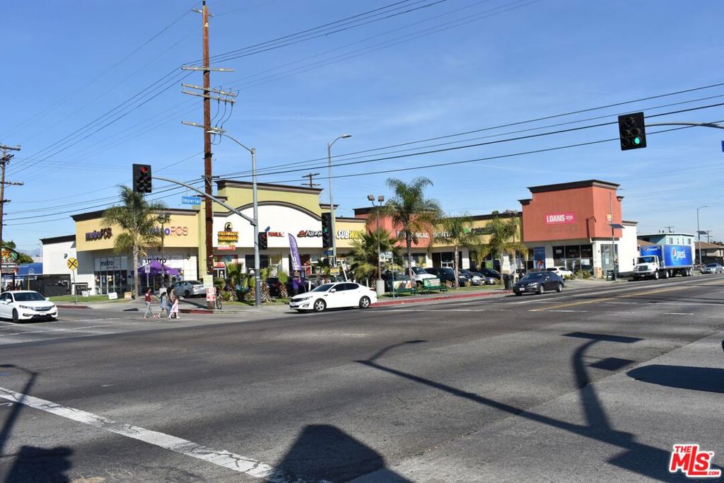 Nestled at the prominent intersection of Imperial Highway and Avalon Boulevard, this retail space offers an exceptional opportunity in one of the area's busiest corridors. The available unit features approximately 818 square feet of prime retail space with outstanding street visibility and exposure to more than 48,000 vehicles per day. Set within a vibrant shopping center anchored by well-known tenants such as Pizza Hut, Metro by T-Mobile, and Fiesta Auto Insurance, the location benefits from strong foot traffic and a dynamic mix of businesses that draw consistent customer flow. The surrounding area is densely populated, with over one million residents within a five-mile radius, providing a robust and diverse customer base. Convenient access to public transportation, nearby bus stops, and close proximity to Freeway 105 further enhance the property's accessibility. This is a rare opportunity to establish your business in a high-demand retail corridor with proven traffic, visibility, and community presence.