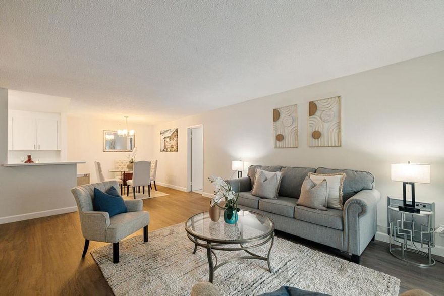 Welcome home to a comfortable 2 bedroom, 2 bathroom condominium with a spacious 1,237 sqft layout. The home features a remodeled kitchen with updated lighting, stainless steel appliances, and quartz countertops. The living room includes a wood-burning fireplace and opens to a private patio. The layout is well-designed, with bedrooms on opposite sides of the living space. The primary bedroom has a walk-in closet and a sliding glass door to the patio. The property includes an in-unit washer and dryer and a private patio for outdoor entertaining. The HOA is also pet-friendly. Residents enjoy access to a gated community with indoor pool, hot tub, gym, and tennis courts. The condo is in a prime location, close to major shopping centers like Colma and Serramonte, Costco, and freeways, as well as BART and SamTrans. Disclosures Link: https://app.disclosures.io/link/302-Philip-Drive-109--t4scoju5