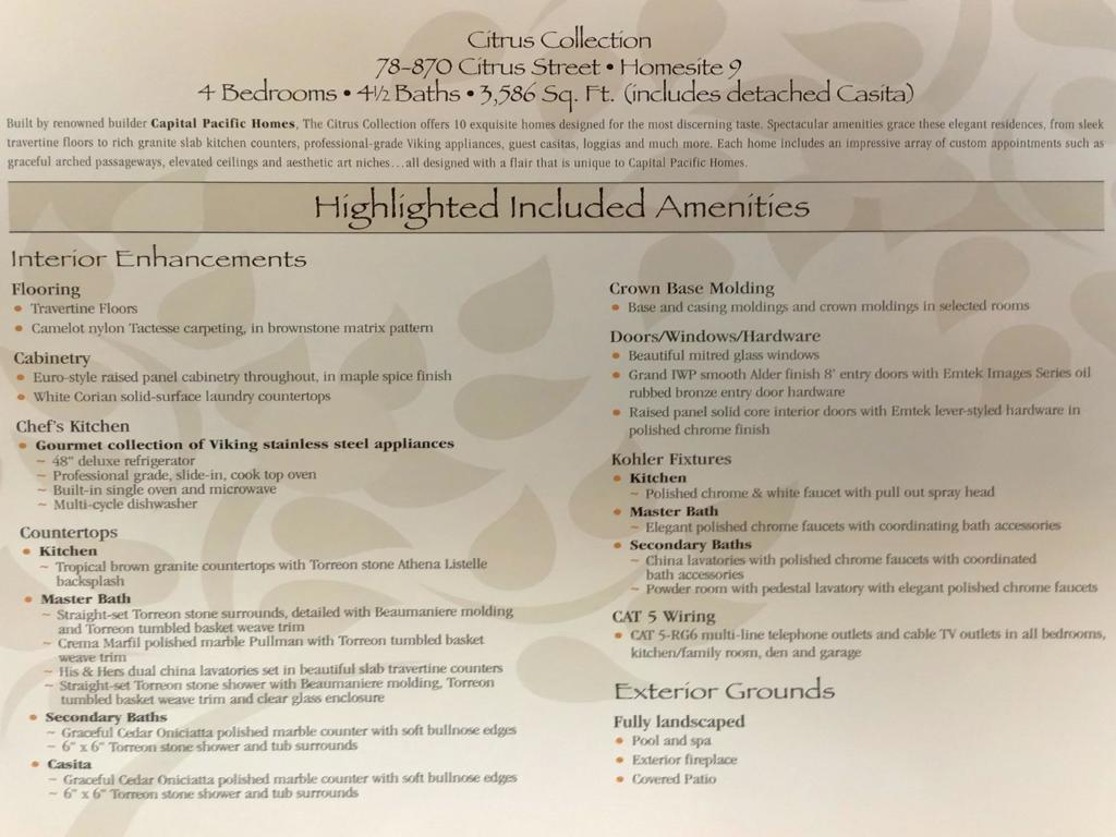 The Citrus - Residential Lease