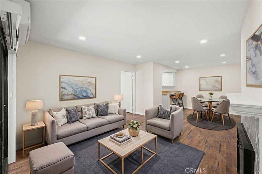 This FIRST FLOOR condo in the West Bluff Hills community makes life easy. The layout feels OPEN and AIRY, with NATURAL LIGHT pouring in and a SPACIOUS bedroom that doesn’t feel cramped. A COZY fireplace makes the living room extra inviting, and the PRIVATE PATIO is a perfect spot for morning coffee or evening downtime. Guests will love visiting too—there’s plenty of guest parking so no one has to circle the block.
WALKING DISTANCE to Plaza Paseo Real and the Carlsbad Library, and numerous hiking trails. 10 minutes from the beach, the famous Carlsbad Flower Fields, I-5 freeway, and all that Carlsbad has to offer. Easy to love, easier to live in—this condo practically runs on cruise control.