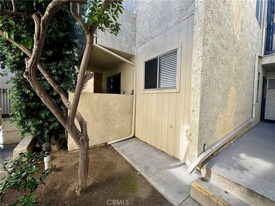 Welcome to this well-maintained 2-bedroom, 1-bathroom end-unit condo ideally located in the heart of Sylmar.

Enjoy two spacious bedrooms and a full bathroom. Step outside to your own private patio. Include a shared garage with two parking spaces, extra storage, and an in-garage washer & dryer—both included with the unit. The community offers great amenities such as a sparkling pool and spa, all with a low HOA that covers water and trash.