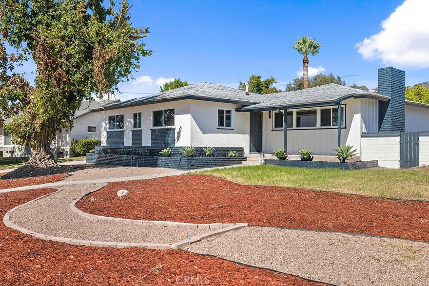 The property presents a modern design aesthetic, having undergone renovations to a premium standard. Perfectly situated on a quiet cul-de-sac, this 3-bedroom, 2-bathroom home in North San Bernardino offers the ideal blend of comfort, style, and convenience. From the moment you arrive, the curb appeal and peaceful neighborhood setting make you feel right at home. Step inside to a fully remodeled interior featuring an open-concept living area designed for entertaining and everyday living. The bright, airy floor plan flows effortlessly from the living room to the dining and kitchen spaces, creating a warm and inviting atmosphere. The detached 2-car garage offers incredible ADU potential, perfect for future income, a guest suite, or a creative studio. With an extra-long driveway, there’s plenty of parking for family and friends, while the expansive backyard provides endless opportunities to add a pool, garden, or your dream outdoor retreat—all while enjoying beautiful mountain landmark views. Located in a family-friendly neighborhood, this home sits near the local golf course, top-rated elementary and middle schools, and is just minutes from shopping, hospitals, and major recreation areas. The cul-de-sac location adds privacy and tranquility, making it a perfect fit for anyone looking for a peaceful place to call home.