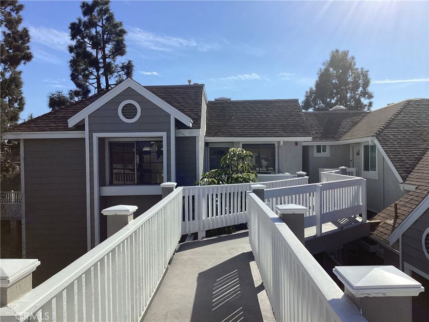 Walk to the beach! two bed 2 bath with carport. Vaulted ceilings, outside elevator, pool, tennis court, basket ball, pickleball and a sport court. Top floor with no one over you with a clear view over the tennis court and of palm trees on the ocean. UNFURNISHED. Sorry no pets. "pointe surfside" is waiting for you.