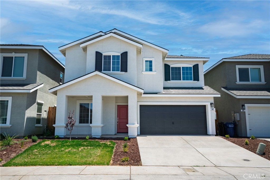 New construction home with 4 bedrooms and 2 bathrooms, offering over 2,130 square feet of living space. This home features a whole house fan and dual HVAC control for both upstairs and downstairs. The primary bedroom includes a walk-in bathroom and closet, plus a jacuzzi tub. The laundry room is located upstairs for added convenience. The garage is finished, and there are soft-close cabinets throughout the home. You'll also enjoy a decent-sized yard. Conveniently located near Hwy 59 and Campus Parkway, with easy access to local amenities. Move-in ready for new homeowners today! Pictures are from another property that was sold, they are the same finishes but home is flipped.