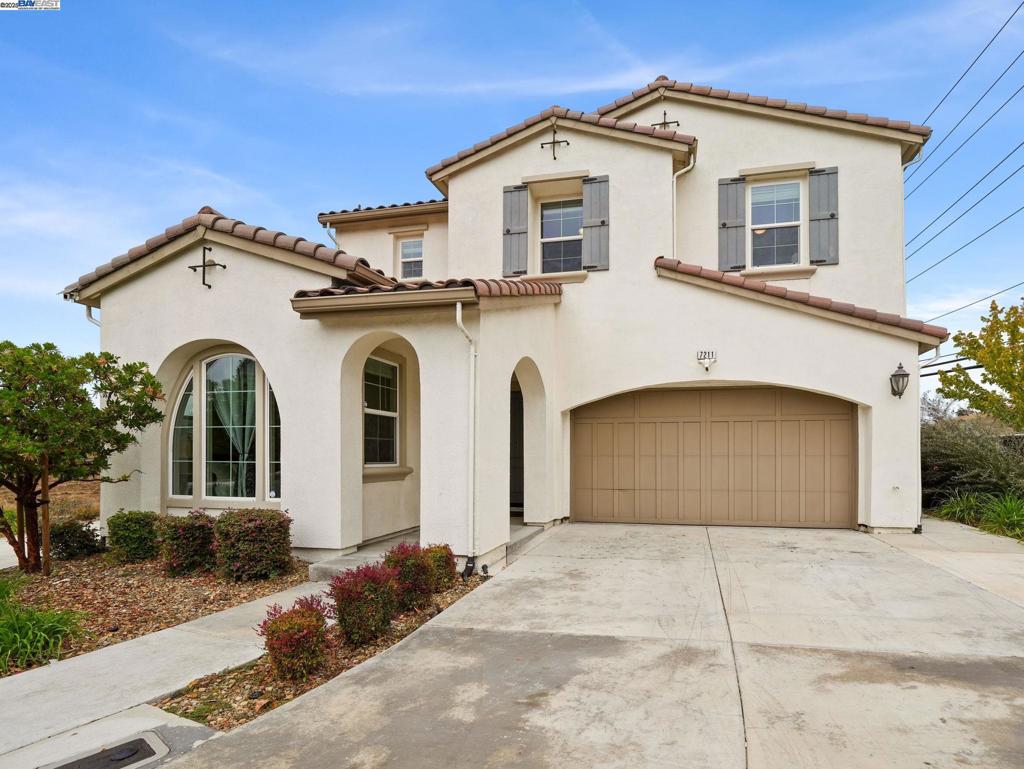 Only 6 years New! This stunning home sits on the Largest Lot in the community, offering rare privacy w/ NO Neighbors on either side or behind, and showcasing Panoramic VIEWS of the Rolling hills+city lights. Parking includes a 2-car garage w/EV charger, extended driveway,& gated side access w/ RV potential. Designed for modern living, the home is flooded w/natural light and features brand-new wide plank oak hardwood floors, brushed nickel hardware, and soaring ceilings. Main level includes a convenient full bedroom&bath, formal dining room,&an open Great Room w/ fireplace that connects to the Chef’s kitchen, complete with Bosch S/S appliances, quartz counters, a large island w/bar seating, walk-in pantry, white maple soft-close cabinetry, & a bright eat-in nook surrounded by windows. The sliding door transitions directly to a large covered California Room, perfect for entertaining, along w/landscaped backyard featuring a pergola & dual side gates.Upstairs, retreat to spacious primary suite w/spa-like bath featuring a soaking tub, walk-in shower, dual sinks,&walk-in closet. 3 generous size bedrooms share a full bath w/dual vanities. Laundry room w/Maytag W&D. Deck off the 2nd level w/views.tankless WH, leased solar,$100K Upgrades,top-rated schools, parks, BART,shopping,dining,Fwy