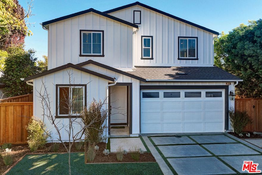 Don't miss this exclusive opportunity to own this work-in-progress 2-story farmhouse by TJH, offering 5 bedrooms and 5 baths in a prime Studio City location, located near the Rec Center and Moorpark Street dining. The open-concept floor plan features a gourmet kitchen with Wolf & Sub-Zero appliances, walk-in pantry, and a large island, opening to a breakfast nook, dining area, and great room with fireplace and doors to a lush backyard perfect for entertaining. The main floor includes a guest bedroom and full bath. Upstairs offers a loft, laundry, two bedrooms (one ensuite), and a luxurious primary suite with retreat, walk-in closet, and spa-like bath with dual vanities, freestanding tub, and walk-in shower. A detached ADU provides a living/dining area, kitchenette, bedroom with an ensuite bath, and walk-in closet. Buyers enjoy preferred pricing, design options, guaranteed completion, and a 1-year Inspirato luxury travel membership.