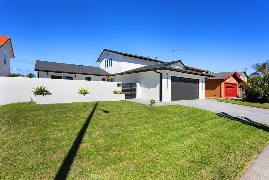 Experience modern living in this beautiful remodeled single-family residence home located in one of Fountain Valley's most desirable neighborhoods. Featuring 4 spacious bedrooms and 2 elegant bathrooms, this 1875sqft residence sits on a generous 7,201sqft lot with a perfect blend of style and comfort. The home has been completely renovated inside and out, showcasing contemporary finishes, a bright open layout, and a seamless flow throughout.

Enjoy living in the highly rated Fountain Valley School District, just minutes away from beach, shopping centers, and grocery stores. This move-in ready home offers the perfect balance of convenience, qualify, and location- a true gem you won't want to miss!