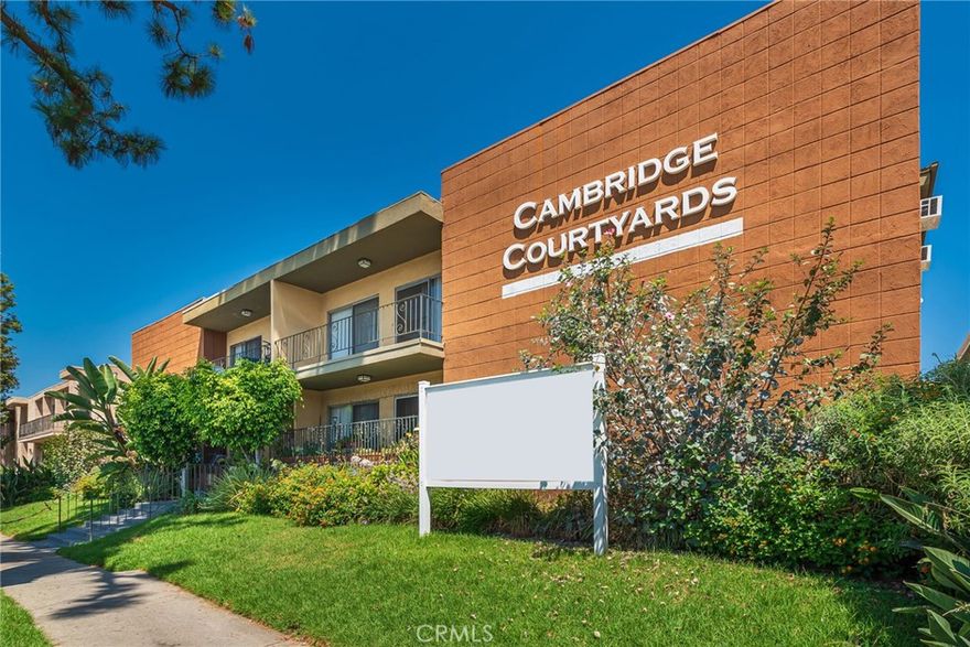 Located In The Prestigious Cambridge Courtyard * 1 Bedroom / 1 Bathroom1 * 675sqft est. * Laminate Floors *  Updated Kitchen With Granite Counters * Community Laundry * 1 Car Parking * Tenant Pays All Utilities