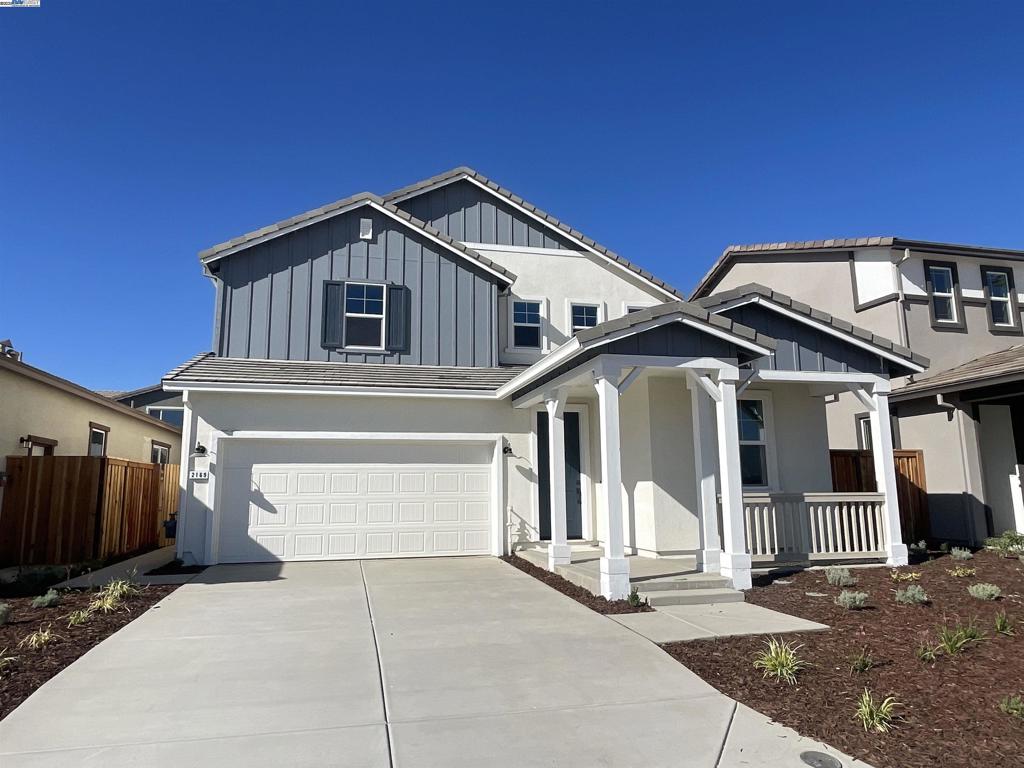 Be one of the first to own a beautiful Brookfield Residential home in Roseville! This home boasts over $47K in upgrades including outdoor room, gorgeous upgraded shaker style cabinetry in a "cloud grey" finish with satin nickel hardware, upgraded luxury vinyl plank flooring in entry, kitchen, dining area and great room. Carpet in bedrooms. Upgraded quartz counters in kitchen with full decorative tile backsplash! Upgraded 12x24 tile flooring in primary bath and more!