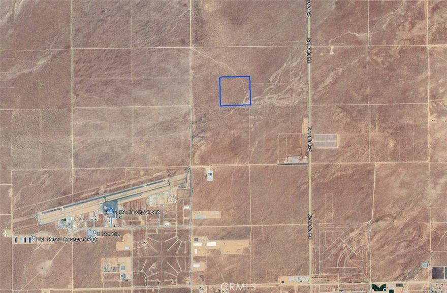 10 ACRES OF LEVEL LAND BY THE CALIFORNIA CITY AIRPORT. ONE LOT EAST OF YERBA BLVD. SQUARE SHAPE.

AND A RESIDENTIAL LOT ON AN UNPAVED DIRT STREET GREEENWOOD AVENUE. 8,123 SQ FT, 61'X132'. ZONE R-1.

2 LAND PARCELS FOR SALE TOGETHER FOR ONE PRICE.
