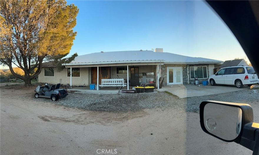 Investor opportunity in Ridgecrest! Seller finance available! This single-family home sits on 1-acre lot (approx.),  The perfect fix-and-flip or value-add project for cash or hard-money buyers. Property needs repairs and updating, offering strong upside for the right investor. Great potential, spacious layout, and ample room for expansion, storage, or RV parking. Sold as-is with no repairs or credits. Buyer to verify all information, permits, and property features.