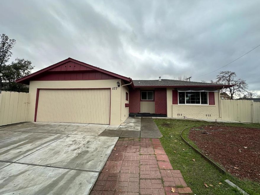 The house is located in good area, close to Apple Head quater with 3 bedrooms and 2 baths in 1,271 sf with central Heat & Air. Just done for upgrade new Hardwood Floor and new Interior and Exterior Paints. Can walk to Miller Middle School and Rainbow Park.