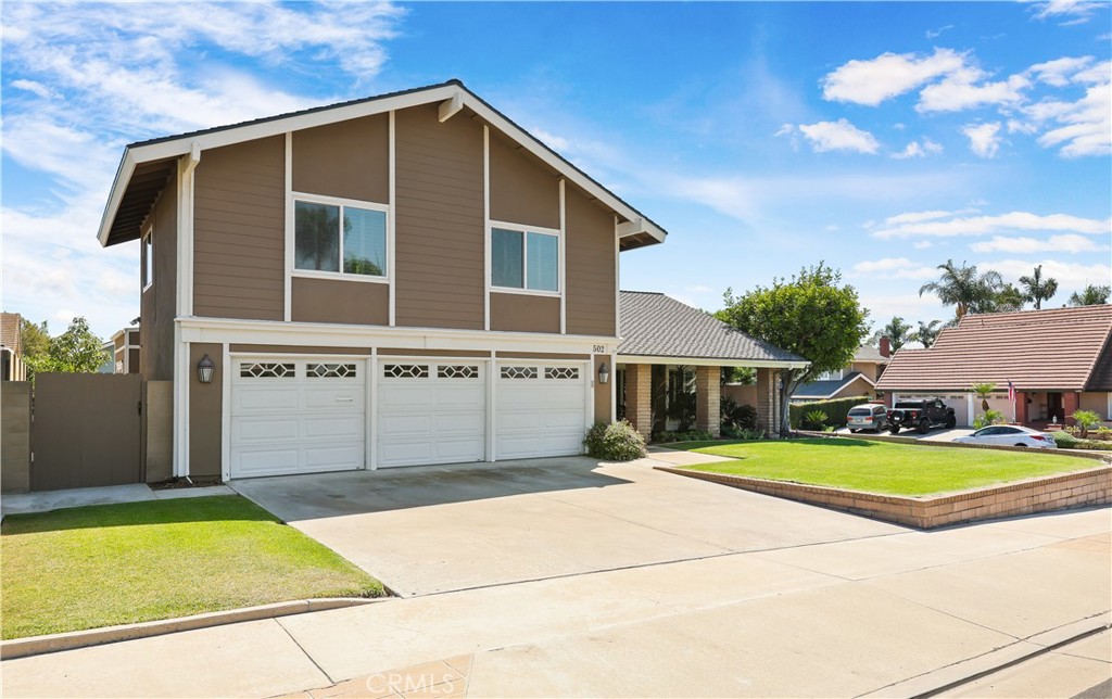 Welcome to 502 Six Nations in Meredith Crest, a well maintained 4-bedroom, 3-bathroom home offering 2,509 square feet of living space on a spacious corner lot in beautiful Placentia. This property combines thoughtful updates with everyday functionality. The home features a recently installed composite roof, fully paid solar system, new central AC unit, dual pane windows, and a whole house water filtration system. The remodeled primary bathroom provides modern comfort, while the updated kitchen with granite counters and ample cabinetry supports both daily living and convenience. Outdoor spaces include a covered patio, a large Tuff Shed, and a backyard with mature fruit trees including avocado, apple, lime, lemon, and grapefruit. Inside, the layout offers generous living areas, a family room with fireplace, and large bedrooms. Located in a desirable neighborhood, this home is close to local schools, shopping, and dining. With its combination of upgrades, space, and a prime location, 502 Six Nations is ready to welcome its next owner.