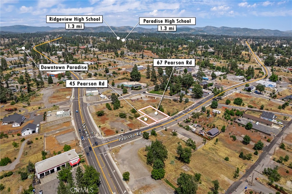 Located in the Town of Paradise business district, this .31 acre parcel zoned C2 commercial is available with with adjoining parcel apn# 052-194-008 (which is also for sale) that would provide for a combined .43 acres if purchased together. Be a part of the commercial rebuilding of one of the fastest growing Towns in California.
