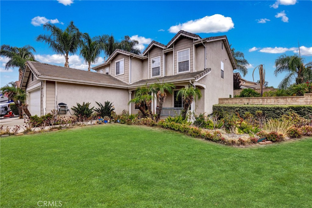 Discover a fantastic opportunity with this spacious two-story home featuring a rock-style pool and spa—perfect for relaxing or entertaining. Situated on a corner lot in a highly desirable area of Corona, this property offers an open and inviting floor plan with no carpet throughout. The large kitchen with a center island flows seamlessly into the living and dining areas, creating a bright and open space ideal for gatherings. Upstairs, you’ll find all three bedrooms plus a generous loft, offering great flexibility for a home office, media area, or playroom. With tons of potential and a little TLC, this home is priced to sell for the buyer ready to add their personal touch. This home comes with the added benefit of no HOA or Mello Roos. It's walking and/or biking distance to parks, nature trails, Cleveland National Forest, shopping, restaurants, 91/15 Freeways, FasTrak, Metrolink and let's not forget the local award-winning schools. Being sold As-Is.