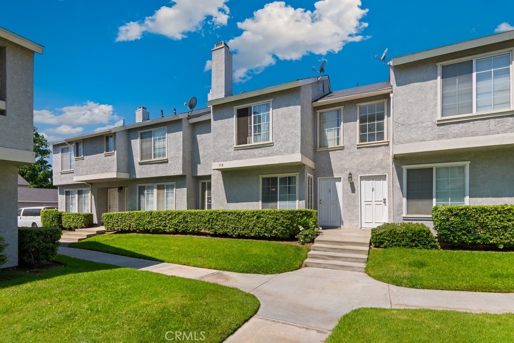 Beautiful Gated Community with Pool, Spa & Lush Grounds! This charming two-story condo features a private enclosed courtyard patio, perfect for outdoor relaxing or entertaining. Inside, you’ll find three spacious bedrooms, modern bathroom vanities, and a well-appointed kitchen with ample cabinetry. Enjoy the convenience of an attached two-car garage with direct access into the home.