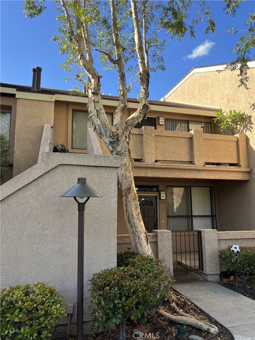 Centrally Located near 55 Frwy and 241....  Close to Peters Canyon Regional Park to enjoy the walking trails as well as  Santiago Oaks Regional Park....
Close to Santiago Canyon College.   Shopping and restaurants are close by as well.  Upper Unit ,  nice neighborhood .
Primary has 2 closets for extra storage ... Primary bathroom has tub/shower combination.  Guest Bath has tub and shower .
Property needs a little updating but has lots of potential .  Inside Laundry in the Unit.