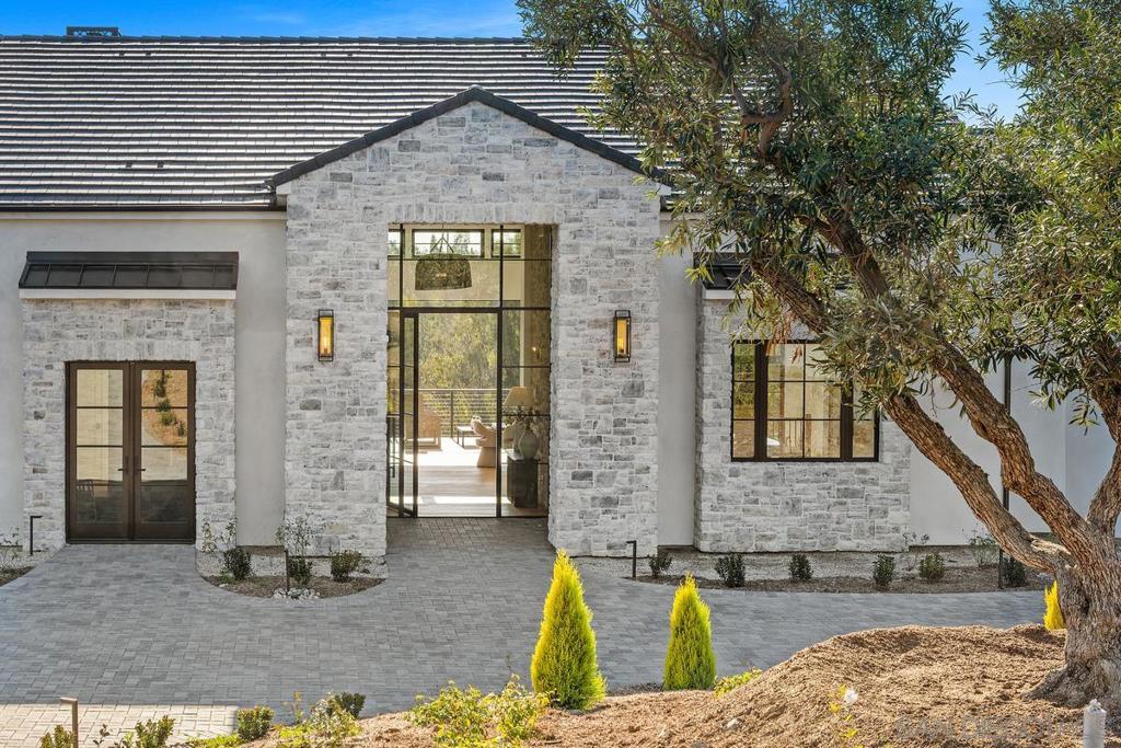 **Ultimate Opportunity for New Construction!** When a Top Notch AD designer, Becki Owens, is hired to curate a**Brand-NEW Custom Estate 2025, located at 6691-93 Camino Saucito, something Truly Spectacular is Born! Tucked graciously at the end of a story book cul-de-sac on the North side of Fairbanks Ranch, this stunning property offers 3 View acres with lots of room to roam and easy to add additional amenities if desired. The layout and space design are well thought out plus guests will love the Detached Guest Home. The home was designed to be a timeless Jewel with seamless indoor/outdoor living throughout and incredible Southwest Exposure off the back. Designated Media Room, Gym off pool area, executive Office/Library, charming & layered gourmet kitchen PLUS full / hidden back kitchen, oversized laundry room with complete custom locker storage for family. The finishes and details plus lighting are at the very highest quality level and the stone details, brass finishes and steel door, steal the show! Now this is LUXURY!