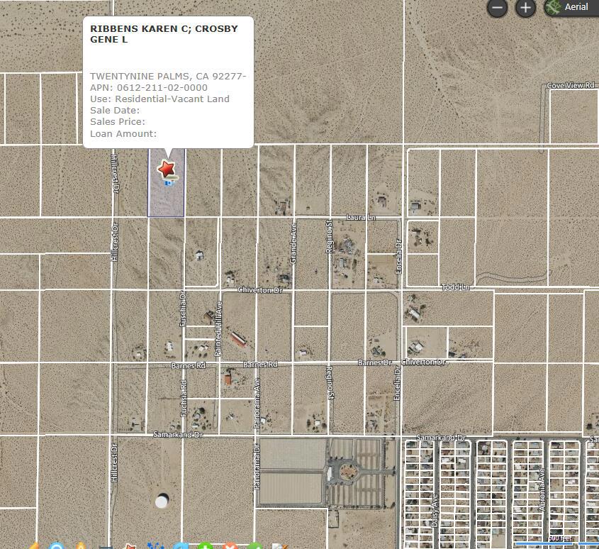 5 acre parcel near 2 Mile Rd and residential area. Not far from the Twentynine Palms Base.