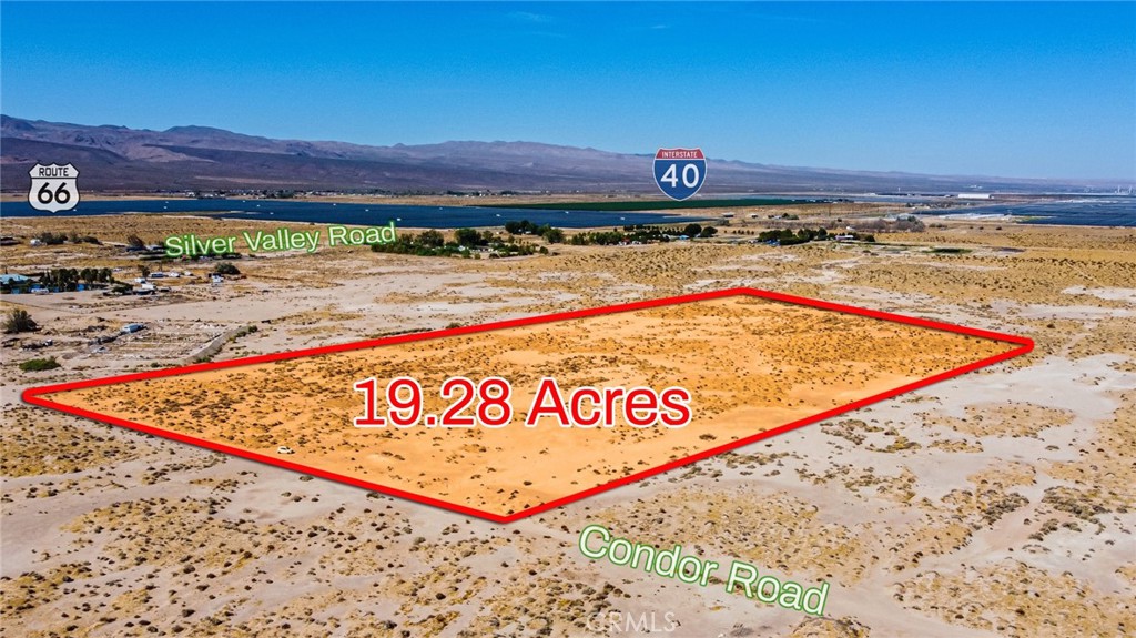 Discover your own slice of the Mojave in this remarkable 19.28-acre (839,836 sq. ft.) property—perfectly positioned near the crossroads of rural tranquility and modern convenience. Located just off Silver Valley Road and Condor Road, this vast parcel offers easy access to Historic Route 66, Interstate 40, and Interstate 15, placing Barstow only 15 minutes away and Las Vegas a scenic two-hour drive.
Surrounded by charming homes and thriving pistachio orchards, this land is as versatile as it is beautiful. The RL-5 zoning allows for both rural residential and agricultural use—ideal for building your dream home, starting a pistachio farm, or pursuing other agri-business ventures. Electricity is available at the street, making development straightforward.
The area’s rich lifestyle offerings include water skiing, dirt biking, hiking, camping, and exploring ancient volcanic rock formations and mineral springs—plus local gems like the annual Pistachio Festival and the Mojave Trails National Monument. With Newberry Elementary School and community amenities nearby, you’ll enjoy a small-town feel with big possibilities.
Whether you’re seeking a private estate, an income-producing farm, or a long-term investment, this property is ready to bring your vision to life.
Seize this opportunity today—19 acres of potential in the heart of Newberry Springs won’t last long!