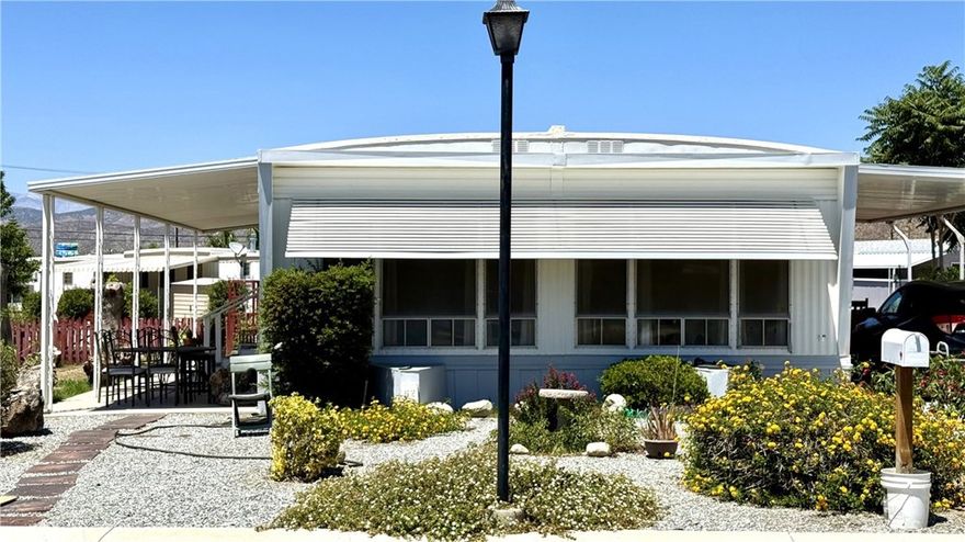 Welcome to Fairview Park Mobile Home Estates – a vibrant 55+ community! This charming 1968 manufactured home offers plenty of potential and comfort. The property features a newer roof, new kitchen cabinets, and brand-new flooring to be installed—bringing modern touches to a classic model. Situated on a desirable corner lot, including garden areas perfect for planting your own vegetables. Enjoy the convenience of a new patio, ideal for relaxing or entertaining, and a storage shed for all your extras. In newer park section...Rec building for activities, community Pool/Spa, and dog park.  Don’t miss this great opportunity to make it your own. Come and see it for yourself!