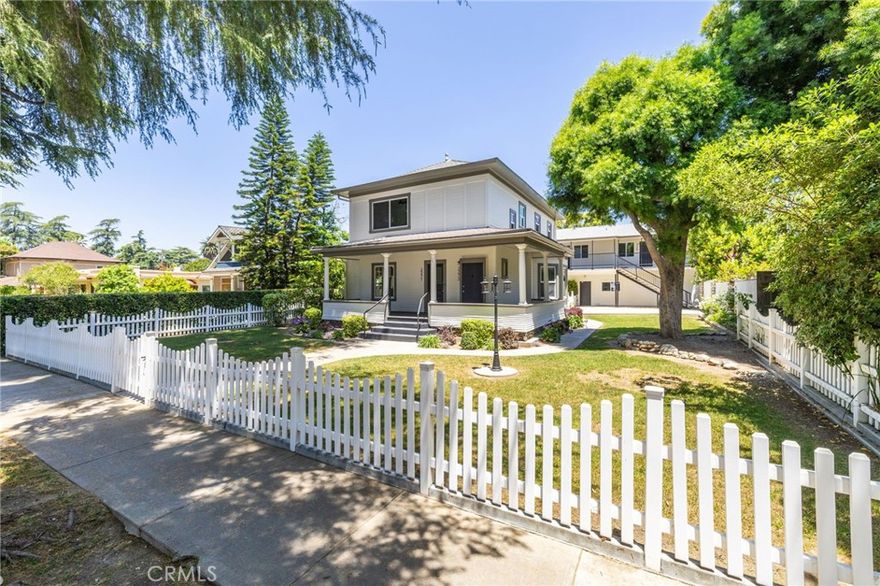 Fully Renovated Upstairs Unit in Old Town La Verne.



Welcome to your newly renovated upstairs unit in the heart of Old Town La Verne! This beautifully updated building offers modern upgrades throughout, starting with a charming white picket fence that encloses the property. A concrete walkway, bordered by lush grass lawns, mature trees, and a welcoming light fixture, leads you to the front entry door.



Ascend to the expansive front covered porch and enter the home, immediately heading upstairs to the living area. Newly installed luxury vinyl plank floors run throughout the entire unit, providing a sleek and cohesive look.



The spacious family room is bright and airy, featuring a large window and a modern ceiling fan. The adjacent kitchen, complete with a cozy dining area, opens up to the family room, creating a perfect space for entertaining. The kitchen is fully remodeled, boasting shaker cabinetry, quartz countertops, a full tiled backsplash, and new stainless steel appliances, including a refrigerator.



This unit includes two bedrooms, each equipped with ceiling fans and ample closet space. The bathroom has been updated with a new sink area, a shower/tub with a sliding glass enclosure, and a stackable washer/dryer for your convenience.



This unit is also equipped with central HVAC.



Experience modern living in this fully updated home. Schedule a viewing today and make this stunning rental your new home!



One Year Lease, tenant pays electricity and gas. Water and trash are included.