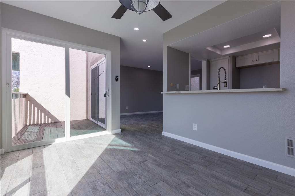 BIG PRICE REDUCTION! BEST PRICED CONDO IN CARLSBAD! Seller will entertain offers from $465,000-$489,000. Completely remodeled 2-story 2BRs/1.5baths townhouse condo. New windows, doors, kitchen cabinets, quartz counters, porcelain tiles for common areas, laminate flooring for bedrooms, recessed lighting, classic bathroom vanities and accessories. Includes garage plus off-street space parking. Fantastic views from second story and ocean breezes. Amazing location with easy access to the freeways and shops. Neighborhoods: Alta Mira II Equipment: Range/Oven Other Fees: 0 Sewer: Sewer Connected Topography: LL