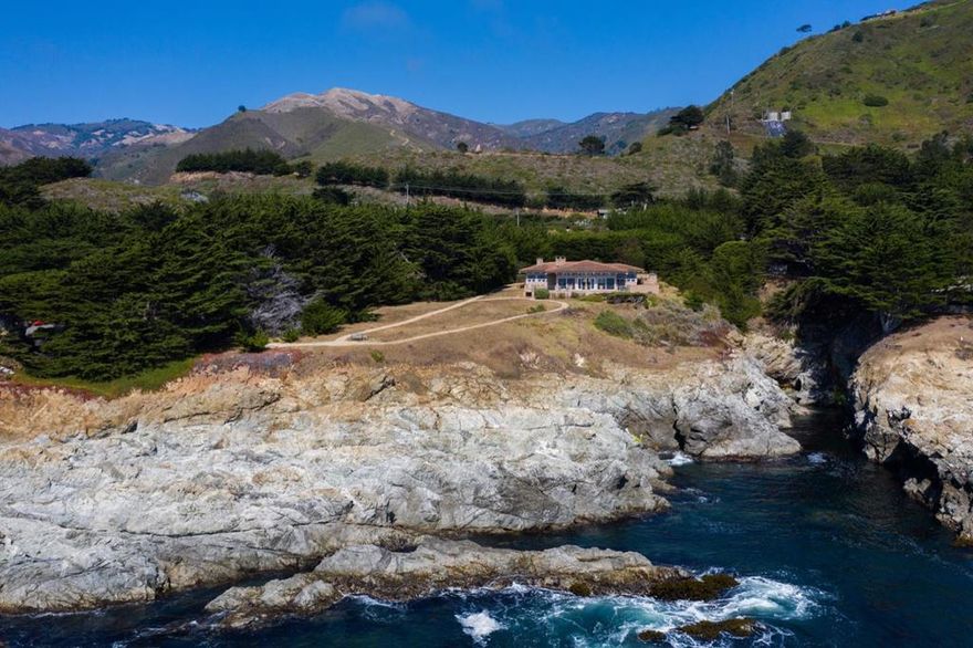 An epic opportunity awaits to own five magnificent, buildable oceanfront acres on Abalone Cove. Just north of Rocky Point on stunning Highway 1, this well-built, custom 3 bedroom, 3.5 bath single level home has great potential to improve and make your own. Secluded and private, this is a remarkable value and one of the finest properties along the coast.