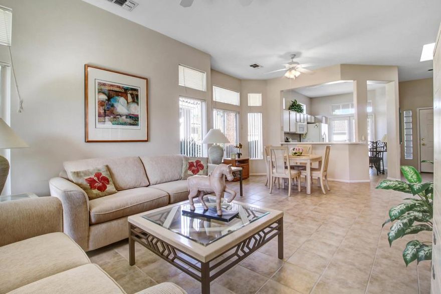 A rarely on market Villa located across from the first clubhouse.  Nicely appointed in a premier location.  Great for a single or a retiring couple
