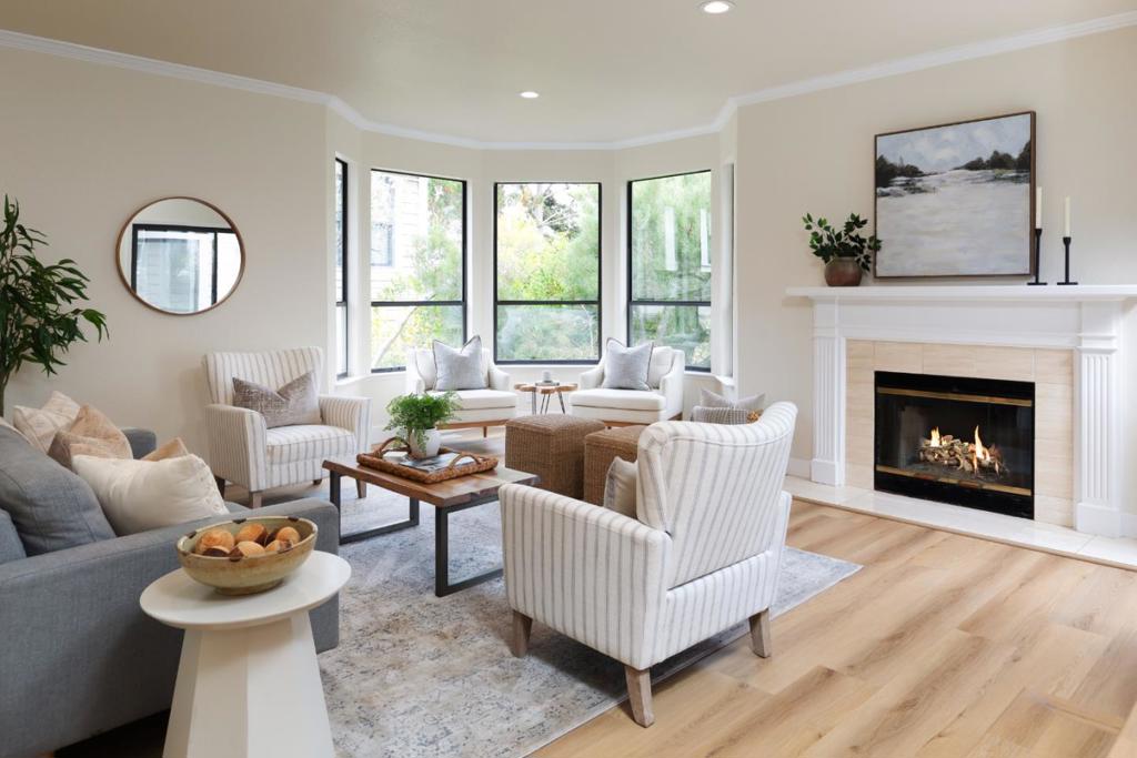 Discover a rare opportunity inside the gated Glenn Heights community of Pacific Grove where convenience, comfort, and coastal charm meet. This single-level 3 bedroom, 2.5 bathroom condominium spans approx. 2,062 sqft and has been thoughtfully updated throughout. Step into a bright formal dining area and a sunken living room with a gas-burning fireplace, perfect for gatherings or quiet evenings in. Slide open the doors to a back deck that gazes out to a backdrop of mature trees, bringing a sense of privacy and calm. The brand-new primary retreat is designed for relaxation, featuring a spa-inspired bath and a large walk-in closet that elevates everyday living. Both the guest and hall baths are also recently remodeled, reflecting the same attention to detail. Every surface shines with new LVP flooring, fresh paint, new baseboards, and recessed lighting that create a polished, move-in-ready interior. Practicality hasnt been overlooked, with an indoor laundry room and an attached 2-car garage. From this location, you can stroll to shopping, dining, and the heart of Americas Last Hometown. Whether youre seeking a full-time residence or a lock-and-leave retreat, this home offers a stylish upgrade to the Pacific Grove lifestyle. Schedule a showing with your Realtor today!