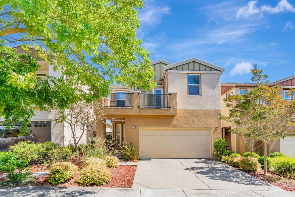 Spacious, light-filled interiors and a versatile floor plan make this 4-bedroom, 3.5-bath San Ramon home a comfortable and functional retreat in a highly desirable location. With an attached 2-car garage and multiple living spaces, its designed to support both everyday routines and special occasions. The ground level welcomes you with a full bedroom and bath, ideal for guests or a private home office, along with access to the yard. Just one flight up, your family room offers a wide-open feel, anchored by a fireplace and surrounded by plantation-shuttered window. Wood-look flooring stretches across the space, connecting seamlessly with the adjacent dining area and kitchen. Youll find generous cabinetry and sleek countertops in the kitchen, along with a suite of stainless steel appliances and a pass-through window. Upstairs, three more bedrooms - including the primary bedroom and its ensuite bath - surround a flexible lofted area. A hall bath and dedicated laundry room with washer and dryer keep daily routines running smoothly. Nearby you'll find Nob Hill Foods, Target, and Costco for groceries, along with casual dining options like Café Thyme, Black Bear Diner, and La Hacienda. Christmas Hill Park and Uvas Creek Preserve are just minutes away.