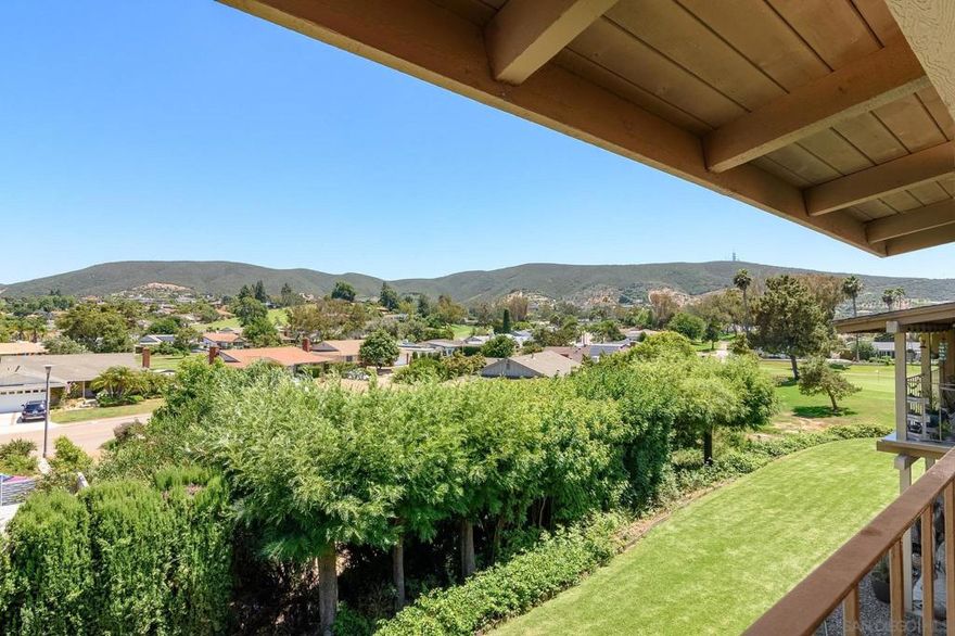 Probate sale! Looking to build some equity or add your own personal touch? This well maintained Lake San Marcos upper level condo is light and bright, has fantastic bones with an open layout, vaulted ceilings, in-unit laundry, and stunning mountain/golf course views. Located in Lake San Marcos known for its resort style community offering two 18 hole golf courses, multiple bars, restaurants, and water front dining. Low HOA dues that include cable/internet, water, trash, community pool/spa, tennis/pickle ball courts, and all exterior maintenance. Perfect for a first time home buyer or investment property!