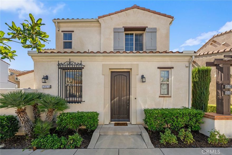 Located in the popular gated community of Tuscany in Porter Ranch, this affordable detached home offers 2 bedrooms and 2.5 bathrooms with 1,194 sq. ft. of living space. As one of the desirable roadside units, it features a bright first floor with tile flooring, an open living and dining area, powder room, and a modern kitchen with granite counters and stainless steel appliances. Upstairs are two spacious bedrooms, each with its own private bathroom, plus hallway storage and a built-in desk nook that’s perfect for working from home. The primary bedroom has a roomy walk-in closet and vanity, while the secondary bedroom includes a full bath and large closet. The attached two-car garage provides direct access and comes with a washer and dryer. The gated community offers great amenities including two secure entrances (one for residents only), a pool, spa, and BBQ area. Conveniently close to top-rated schools, The Vineyards shopping center, Porter Valley Country Club, and plenty of dining and entertainment, this home combines comfort, convenience, and affordability in Porter Ranch. Please note: some photos feature virtual staging. Minimum credit score 700 required.