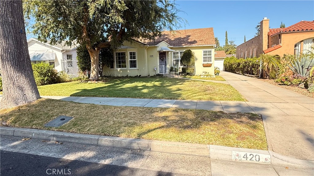 Beautifully Updated Turnkey Home in Prime Alhambra Location Near South Pasadena. Situated on a quiet, tree-lined street just blocks from South Pasadena and Alhambra Park, this charming single-family home offers the perfect blend of classic character and modern upgrades in one of Alhambra’s most desirable neighborhoods. Inside, you'll be welcomed by original hardwood flooring and a fully remodeled kitchen featuring vintage-style cabinetry, granite countertops, porcelain tile flooring, and premium Viking appliances. All bathrooms have been thoughtfully renovated, and the home is further enhanced with copper plumbing, new electrical panel, double-pane windows, a newer roof, and a central A/C unit—all part of a comprehensive renovation completed in 2011. The detached, oversized two-car garage is fully insulated and features built-in storage cabinets, laundry cabinetry, and a sink—providing excellent potential for conversion into an ADU (Accessory Dwelling Unit) or expanded living space. The generous lot also allows room for future additions. Conveniently located near public parks, top-rated schools, shopping centers, dining options, and major freeways, this home is a rare turnkey opportunity in the heart of the San Gabriel Valley. Don’t miss your chance to own this hidden gem!