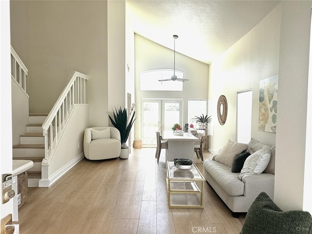 Welcome to this stunning 4-bedroom, 3-bathroom residence in the heart of Moreno Valley, offering a perfect blend of comfort and convenience. Step into a beautifully designed home featuring a modern kitchen with sleek appliances, a spacious dining area, and an inviting living room ideal for gatherings. The cozy family room provides additional space for relaxation or entertainment. Each well-appointed bedroom boasts generous closet space, ensuring ample storage. The primary suite includes a private bathroom for added luxury. Enjoy the convenience of a two-car garage with direct home access. Nestled in a cul-de-sac street, this home is just minutes from the 60 and 215 Freeways, top shopping centers, dining, and local amenities, making it an ideal choice for modern living.